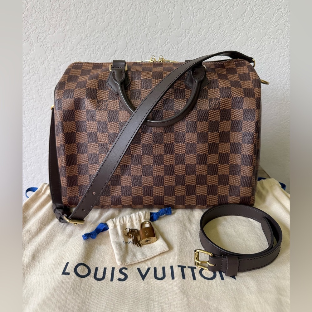 Louis Vuitton Speedy Bandouliere 30 Damier Ebene